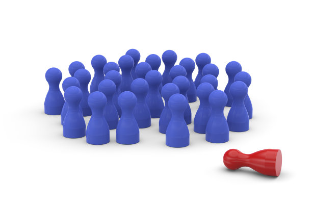 抛弃从组概念图像- 3D插图图片下载