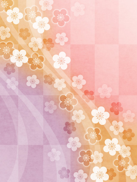 日式梅花背景图片下载