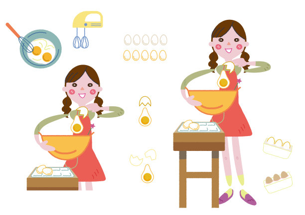 一群快乐地做糖果的女人图片下载