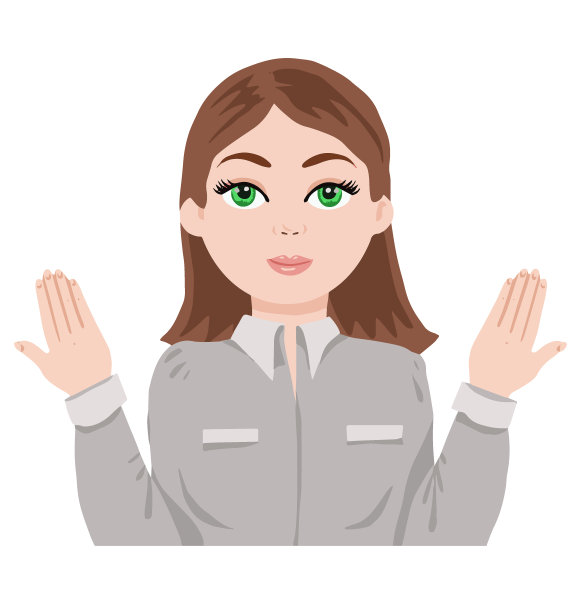 一个穿灰色衣服的女孩的肖像图片下载