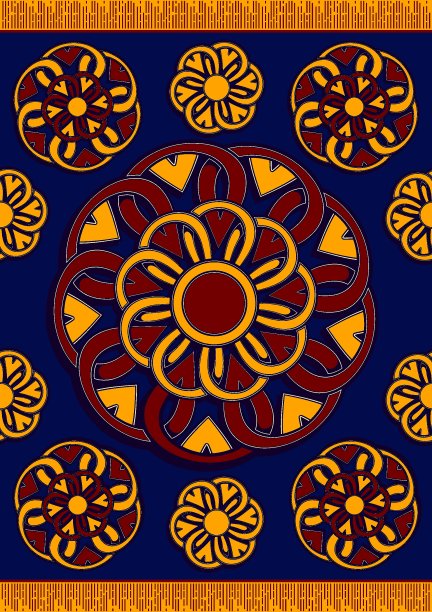 纺织时尚非洲印花22图片下载