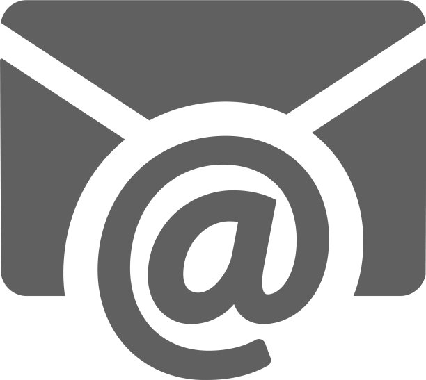 灰色电子邮件营销图标图片下载