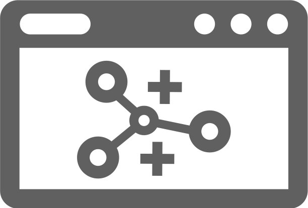 SEO链接建设灰色图标图片下载