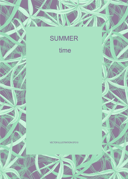 绿草框架图片下载