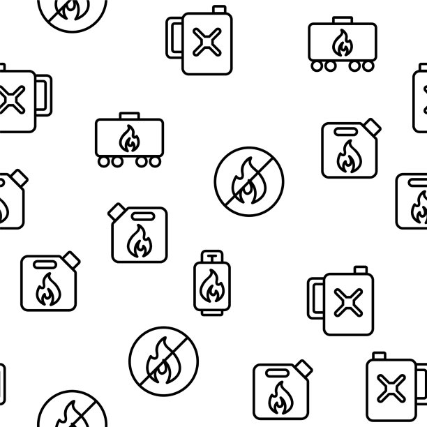 可燃产品无缝花纹图片下载