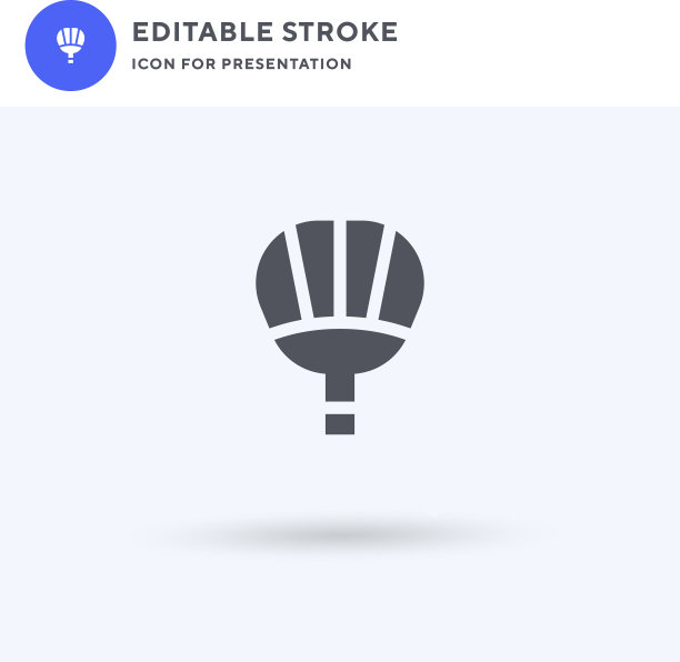 内川图标填充平面立体标志图片下载