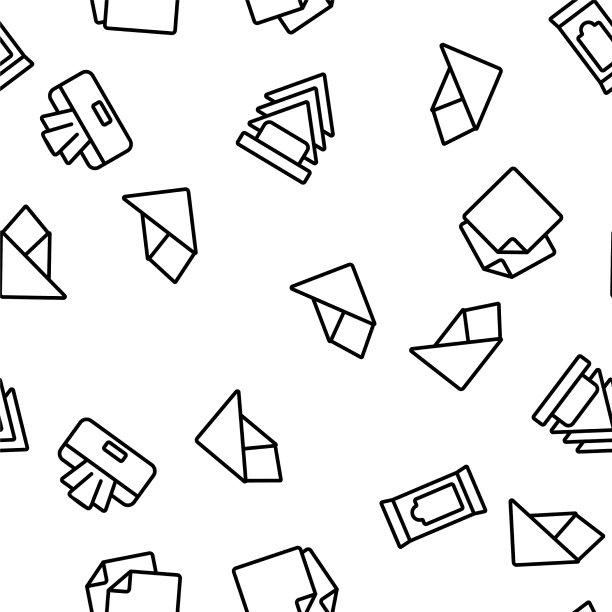 餐巾卫生纸无缝图案图片下载