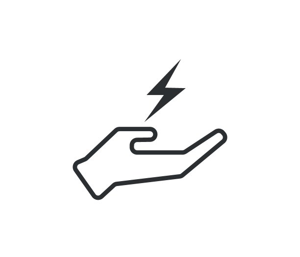 闪电图标孤立在白色背景。矢量图图片下载