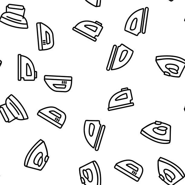 铁电工具无缝花纹图片下载