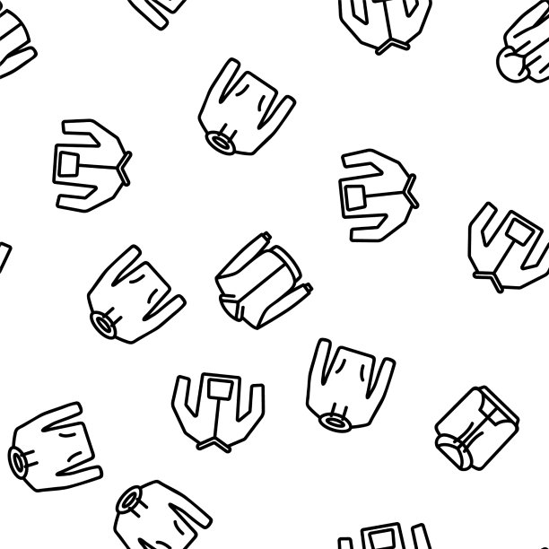 连帽衫和毛衣的无缝模式图片下载