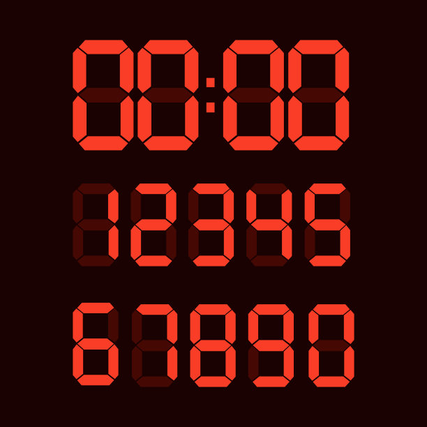 数字数字记分牌数字数字图片下载