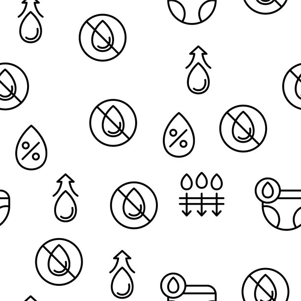 水分水滴无缝图案图片下载