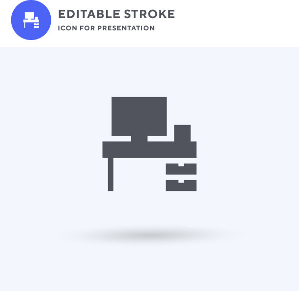 桌面图标填充平面标志实心图片下载