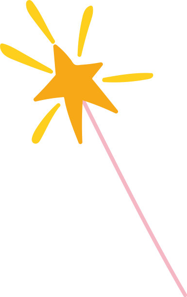 魔术棒神秘卡通孤立图标设计图片下载