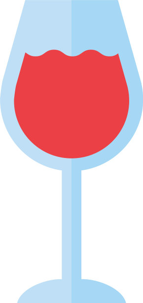 酒杯与饮料平风格图标图片下载