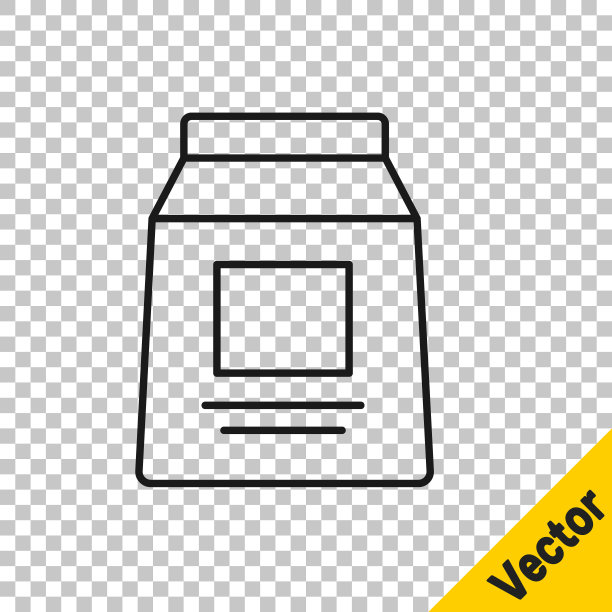 黑线运动营养健美蛋白饮料和食品的图标孤立在透明的背景上。向量图片下载