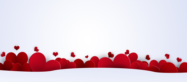 情人节红心旗图片下载