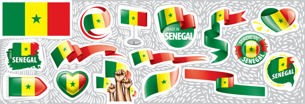 插塞内加尔国旗图片下载