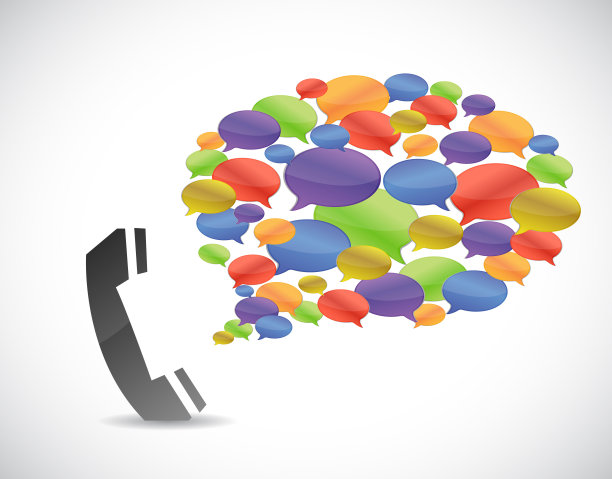 媒体传播电话概念图片下载