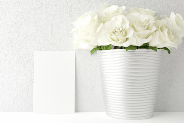 爱情和情人节与明信片框架模型。图片下载