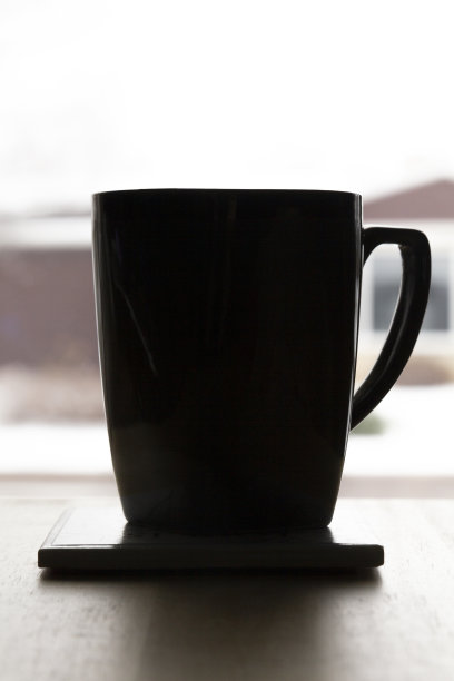 咖啡杯的剪影图片下载