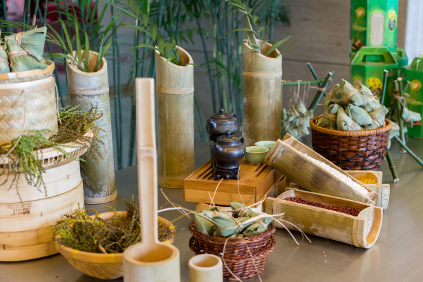 中国农历五月端午节的传统食物图片下载