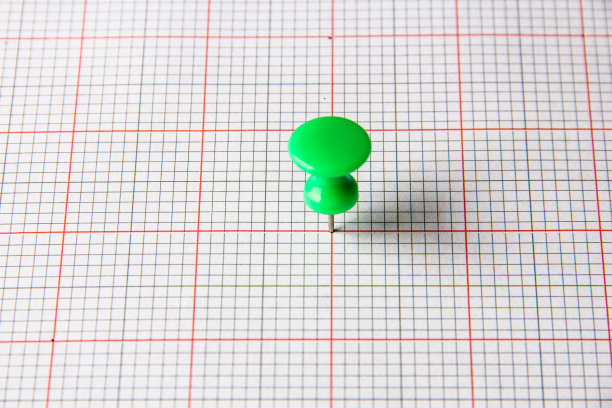 彩色大头针，图形演示，图纸，纸上图钉图片下载