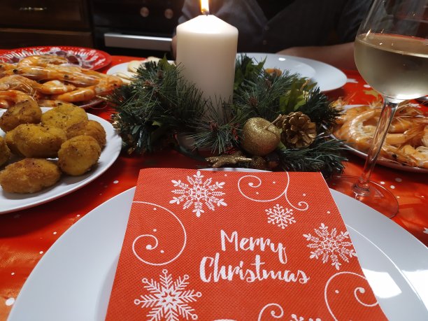 圣诞晚餐图片下载