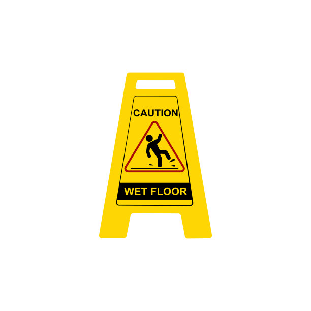 黄色警告，地面潮湿，隔离。图片下载