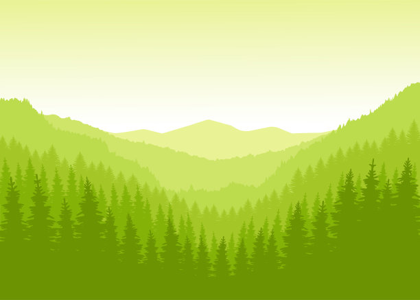 山的全景。图片下载