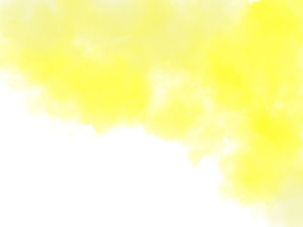 抽象浅黄色水彩，笔触画在白纸背景设计，墙纸，横幅。图片下载
