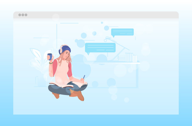 戴着耳机听音乐的女孩图片下载