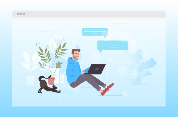 人使用笔记本电脑远程工作隔离隔离图片下载