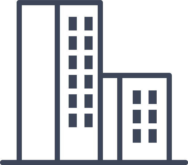 城市建筑用Windows线条风格图标图片下载