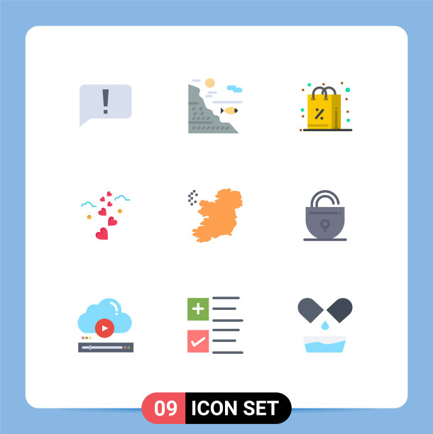 第九组现代平面颜色设置为世界图片下载