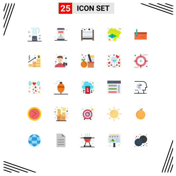 现代套25平色象形文字的图片下载