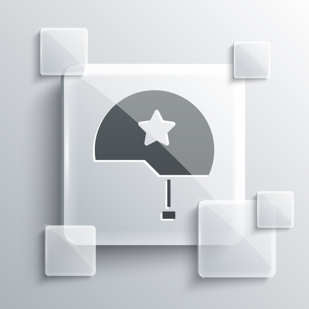 灰色军事头盔图标孤立在灰色图片下载