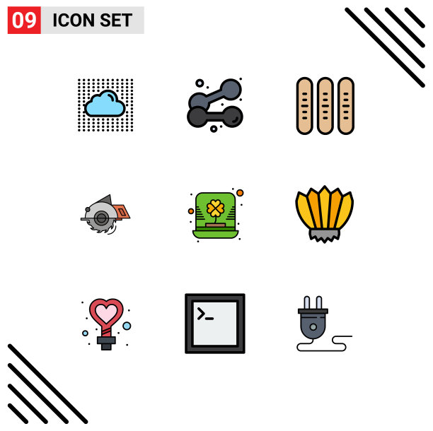 现代集9填充线和平色图片下载