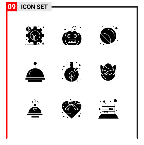 股票图标包9行符号和符号图片下载