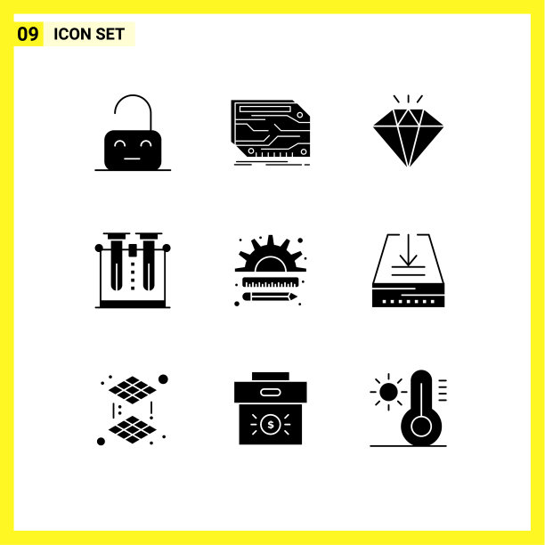 象形文字集9个简单立体字形图片下载