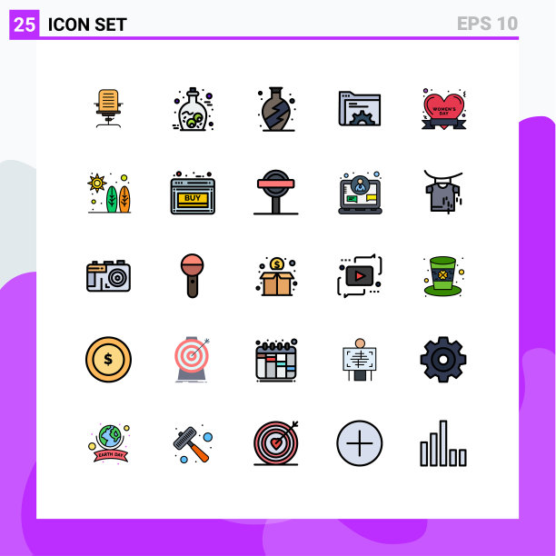 现代设置25填充线和平色图片下载