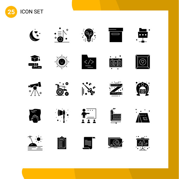 主题立体符号和可编辑符号的25个图片下载