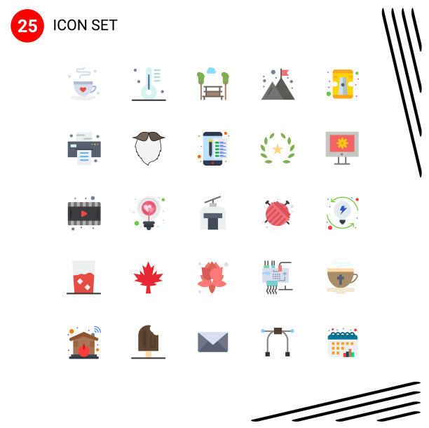 包25个有创意的单色铅笔图片下载