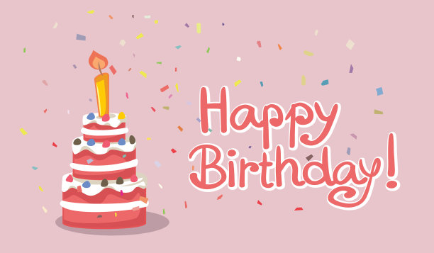 生日快乐蛋糕卡片设计图片下载