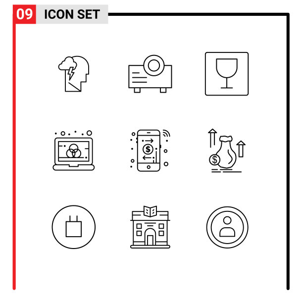 9 .适用于网页和手机的通用大纲图片下载