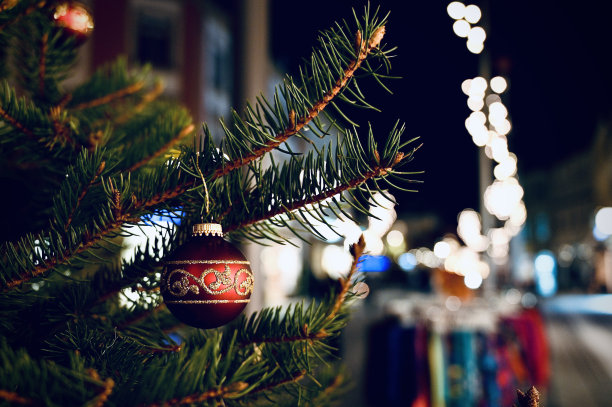 圣诞节在拜罗伊特市中心图片下载