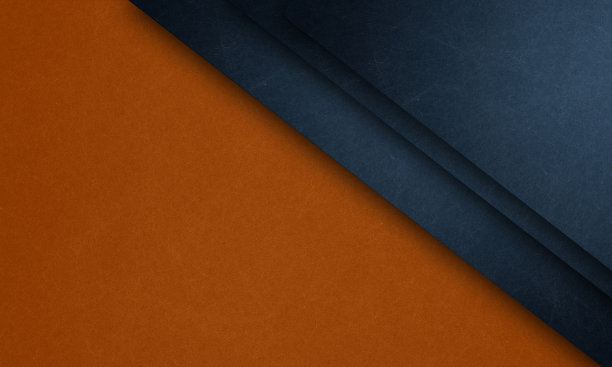 抽象的蓝色和橙色Grunge背景图片下载