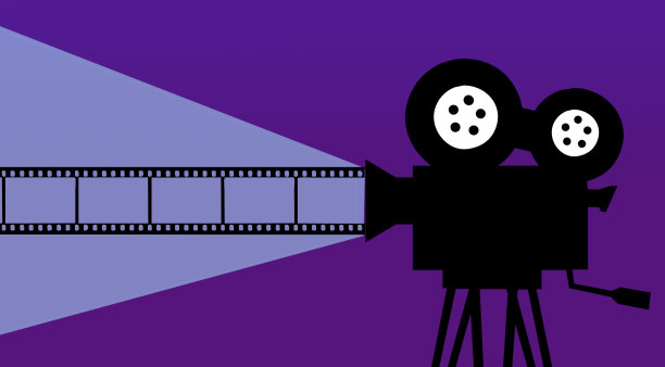 胶片卷轴或放映机的插图图片下载