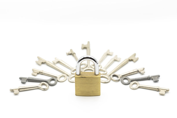 锁和关键数据安全概念图片下载