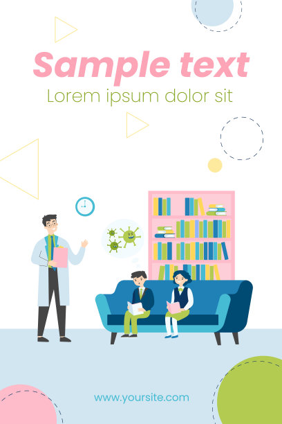 医生向学生讲解冠状病毒图片下载